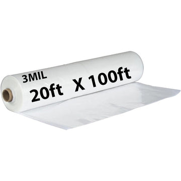 Clear Tarp 3 Mil 20ft x 100ft